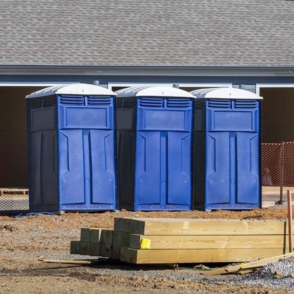 are there any restrictions on what items can be disposed of in the porta potties in Edenton